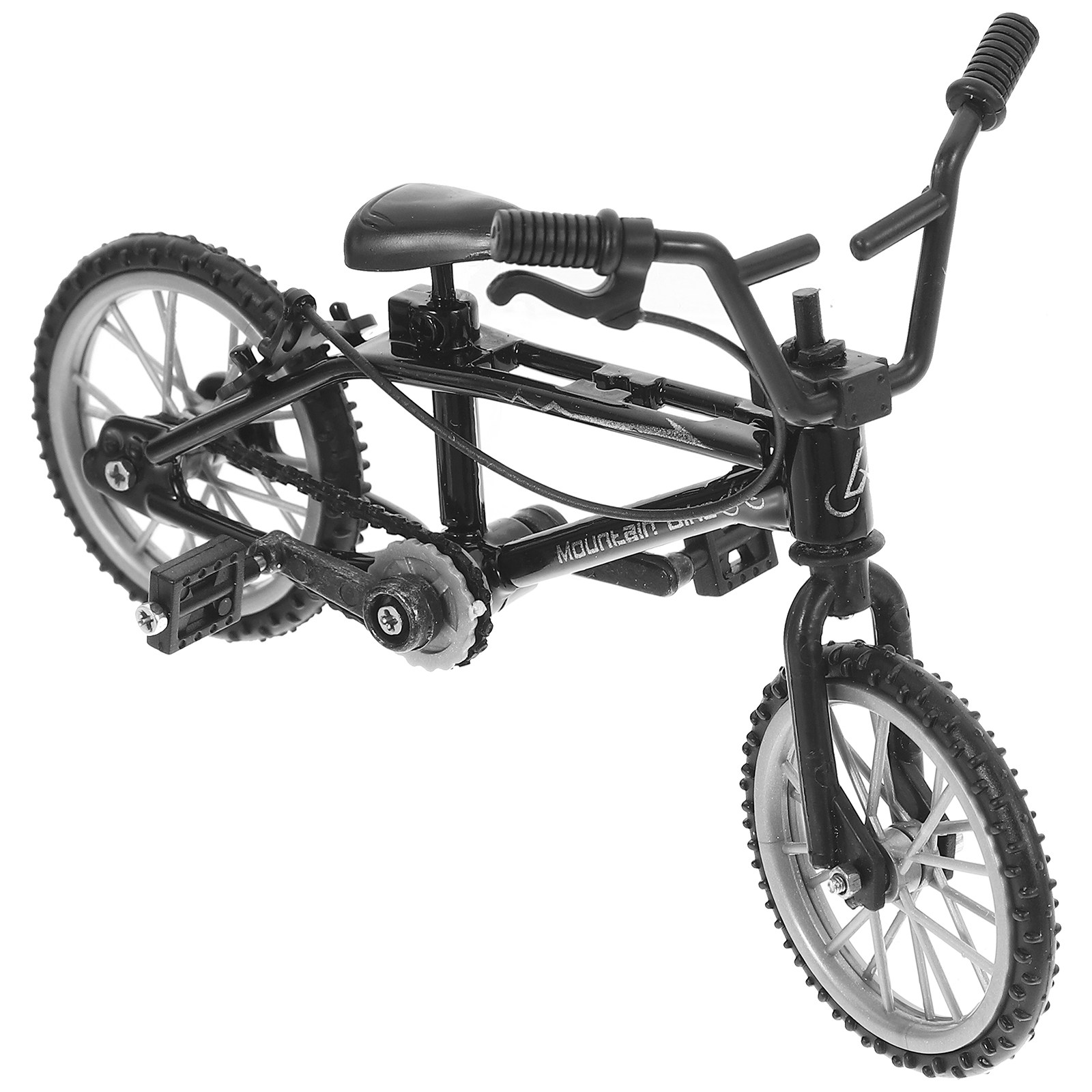 Mountain Biking Europe - Miniaturowy, sztuczny rower, solidny, metalowy, miniaturowy