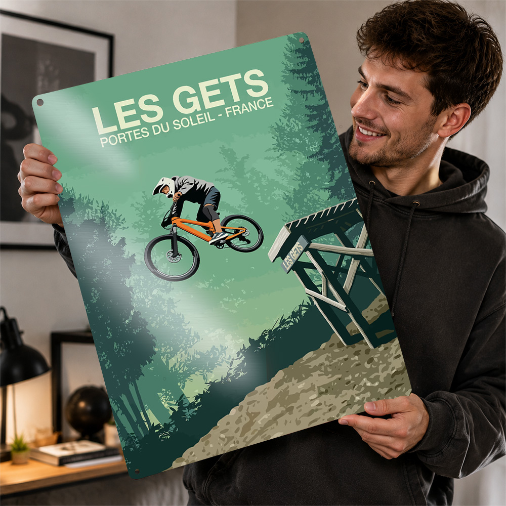 Plakat z nadrukiem przedstawia – Mountain Biking Europe recenzja i cena