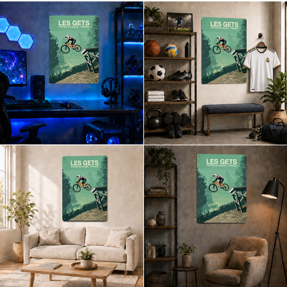 Plakat z nadrukiem przedstawia – Mountain Biking Europe recenzja i cena